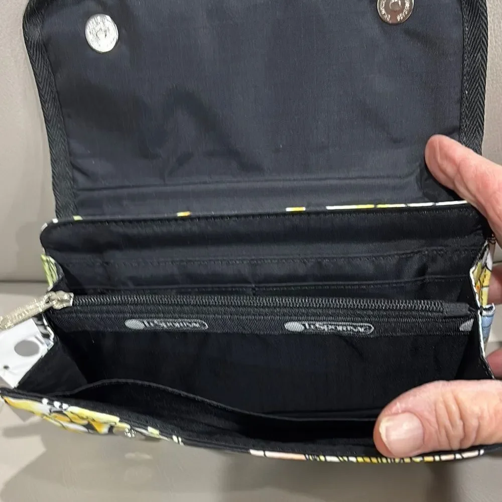 LeSportsac Floral Black Pouch - Picture 3 of 3